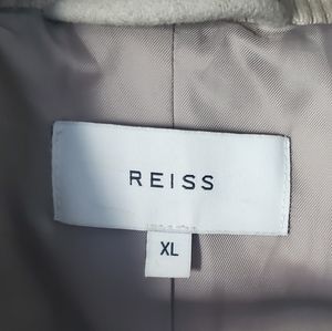 REISS - Cream Coat Wool Men